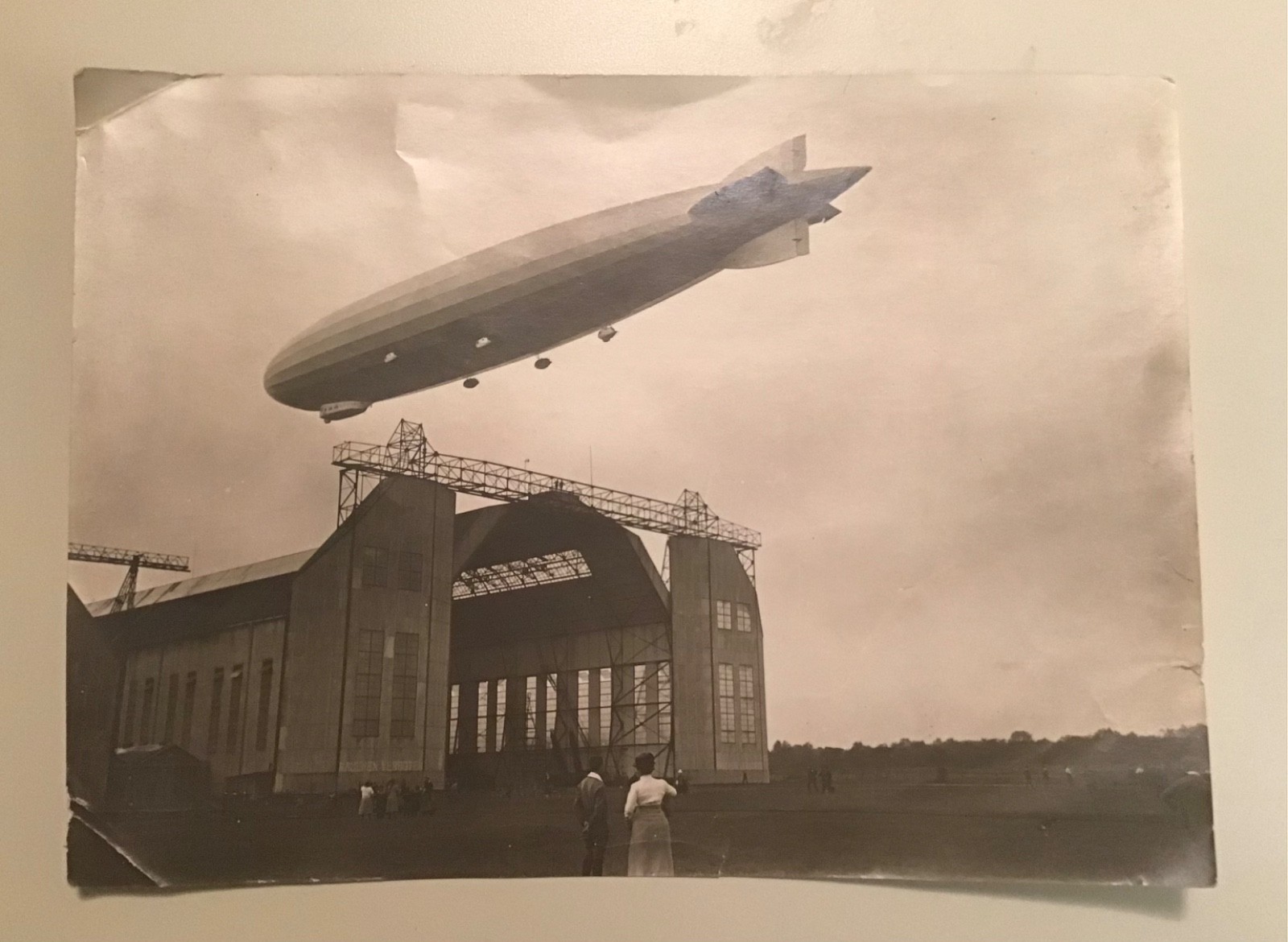 Rare 1936 Germany Hindenburg Zeppelin LZ 129 Hofphotograph Weyer