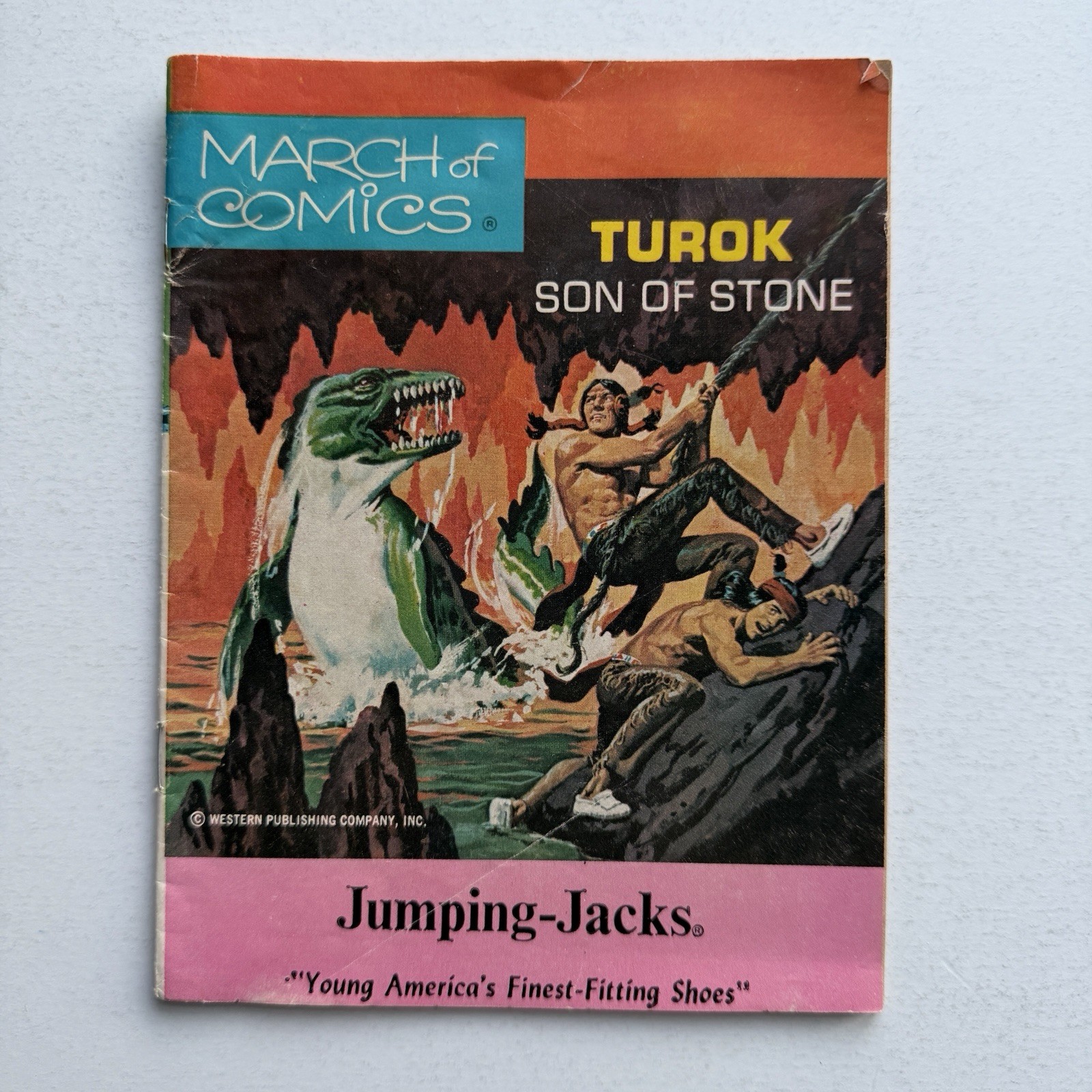 Western Publishing March of Comics #399 Turok Son of Stone 1974 Jumping-Jacks