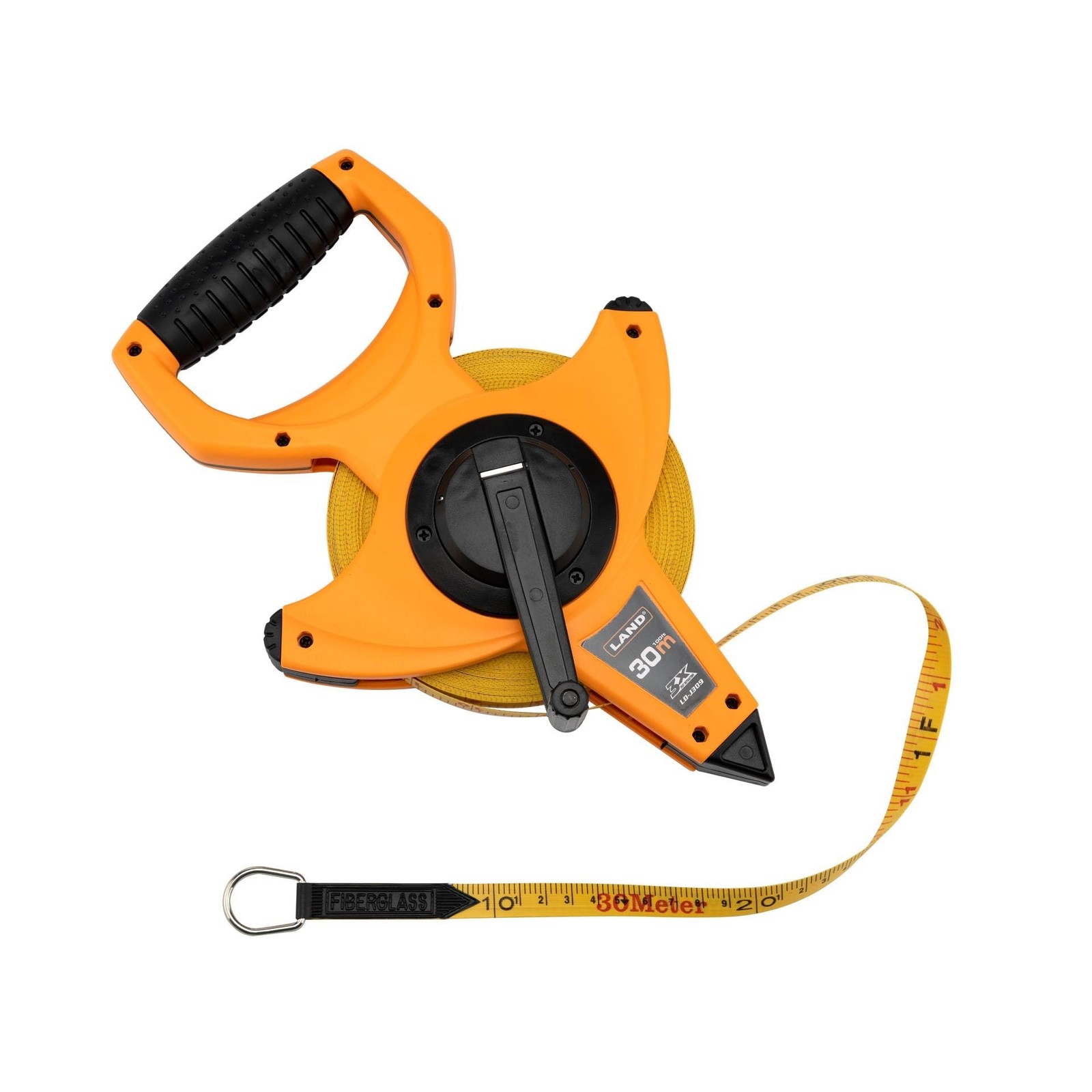 LAND 100FT/30M Heavy Duty Fiberglass Tape Measure - 1/2-Inch Wi... FAST USA SHIP