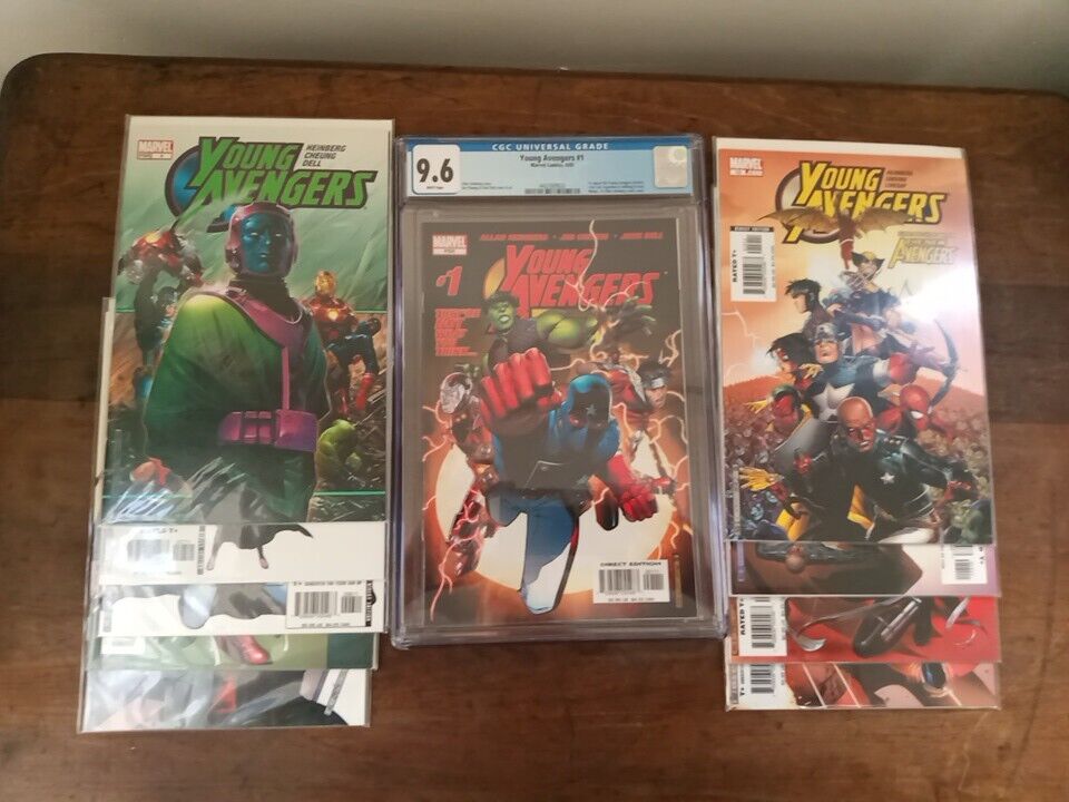 Young Avengers 1 CGC 9.6 COMPLETE RUN 2 3 4 5 6 7 8 9 10 11 12 Marvel Lot of 12 