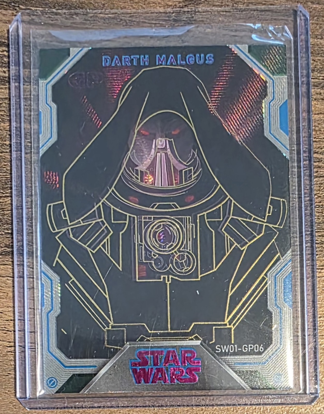 2023 Star Wars PreRelease Great Villians Darth Malgus #SW01-GP06 Rare Case Hit