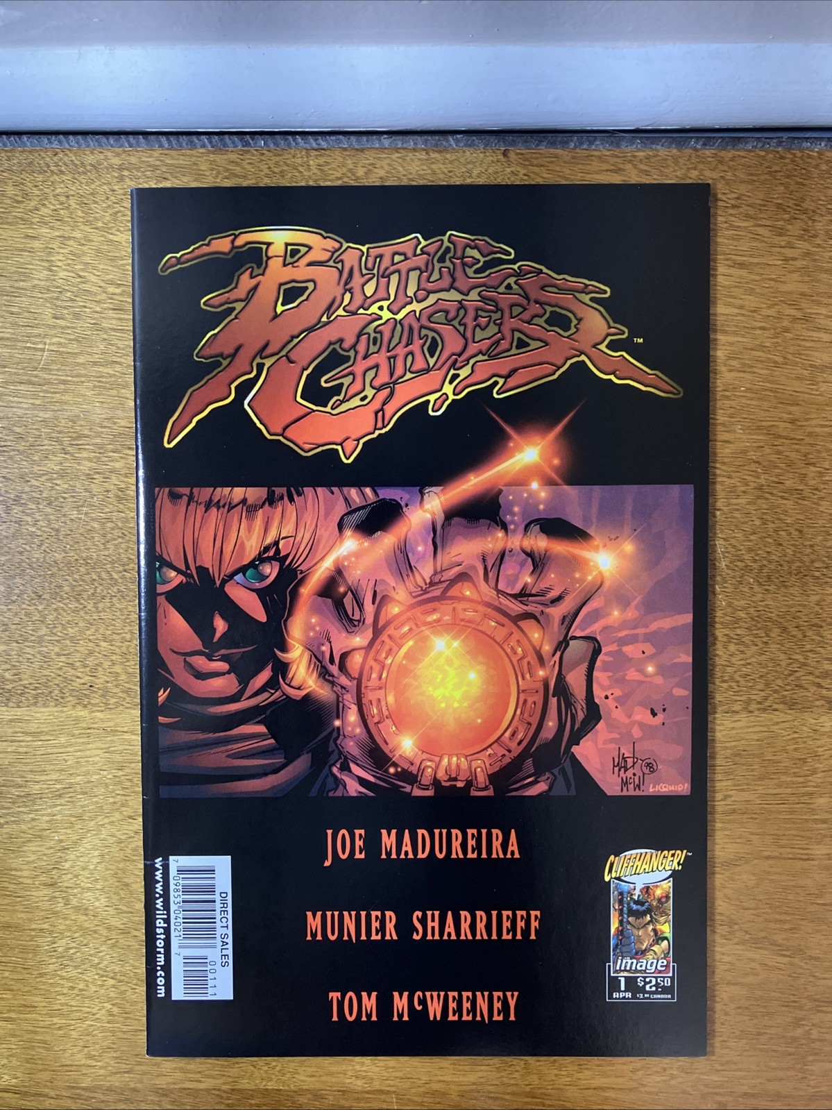 Battle Chasers #1 NM/M 2st Print Cliffhanger Wildstorm 1st App