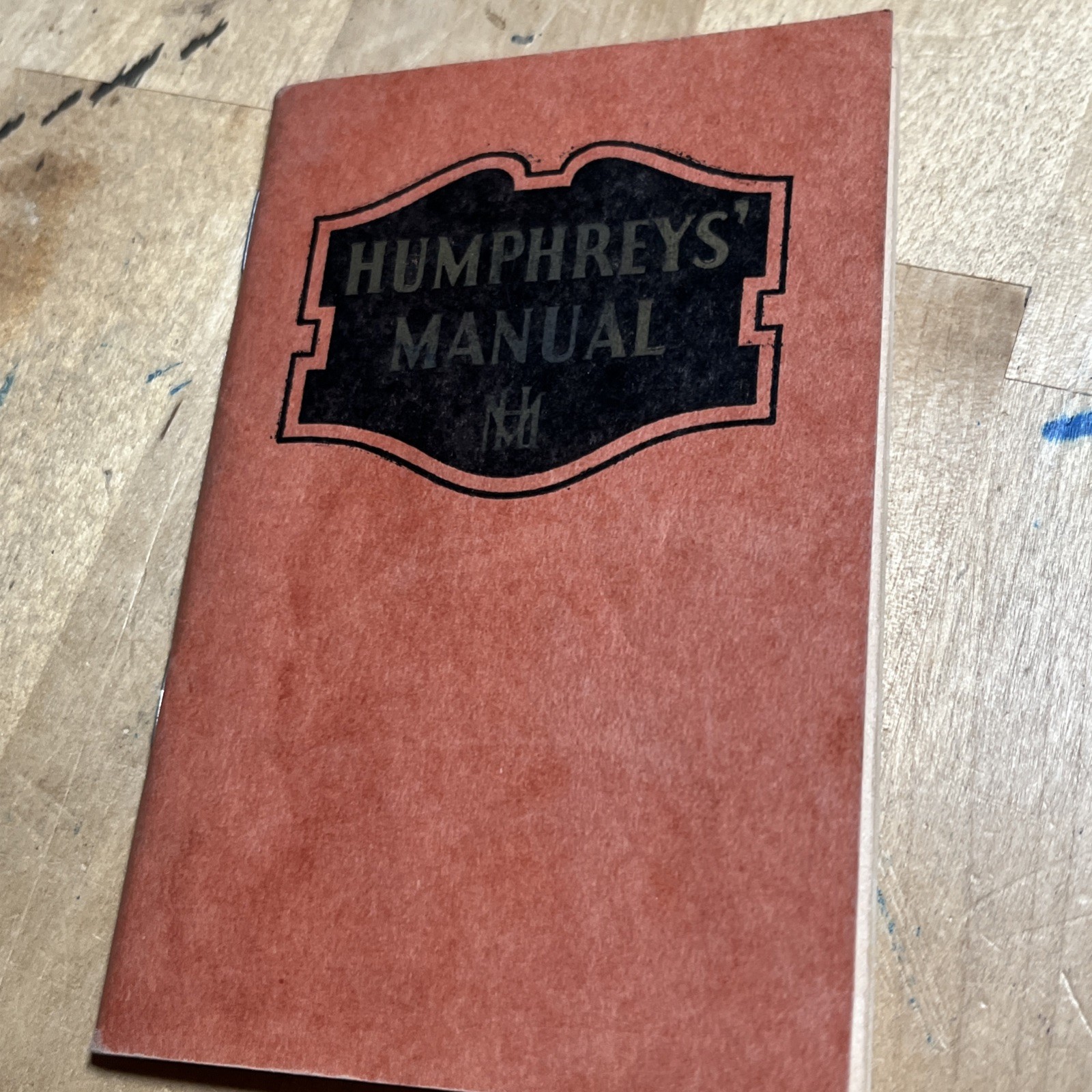 Vintage 1936 Booklet Humphrey's Manual Care and Treatment of Everyday Illness U2