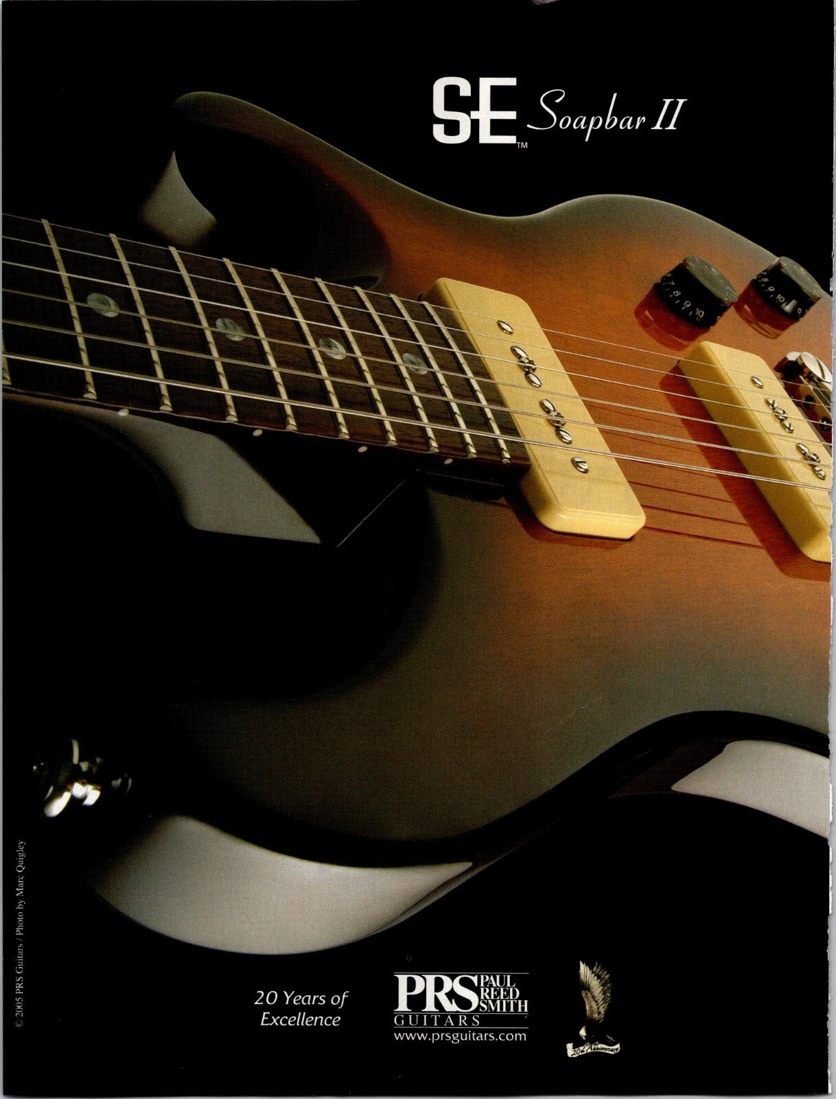 PRS Guitars SE Soapbar II Original Print Ad