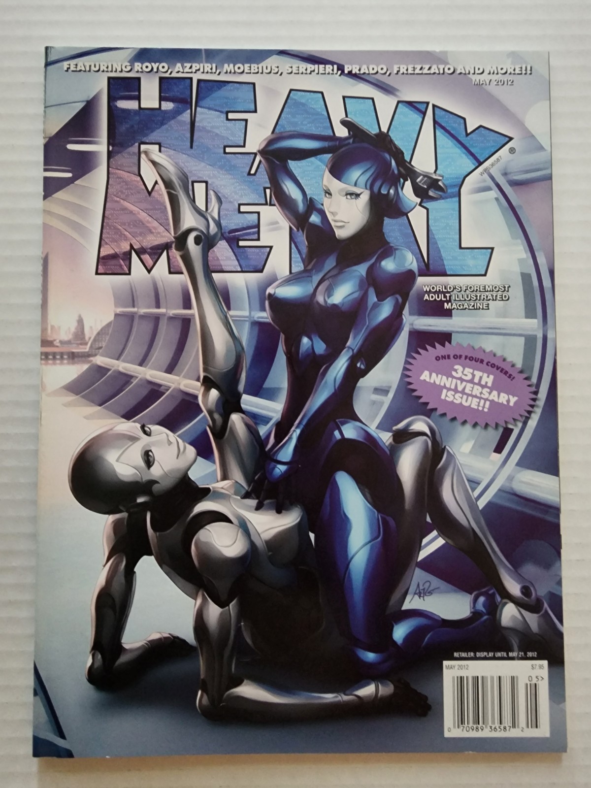 ARTGERM STANLEY LAU HEAVY METAL MAGAZINE VARIANT 2012 ( SCARCE ) 