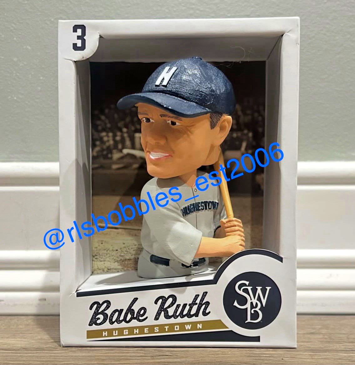 Babe Ruth SWB Scranton-Wilkes/Barre RailRiders Hughestown Bobblehead Yankees