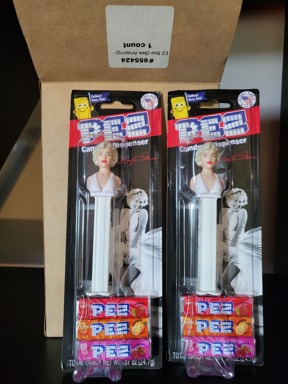 PEZ Candy Dispenser Marilyn Monroe Limited Edition RETIRED FULL CASE OF 6 PCS