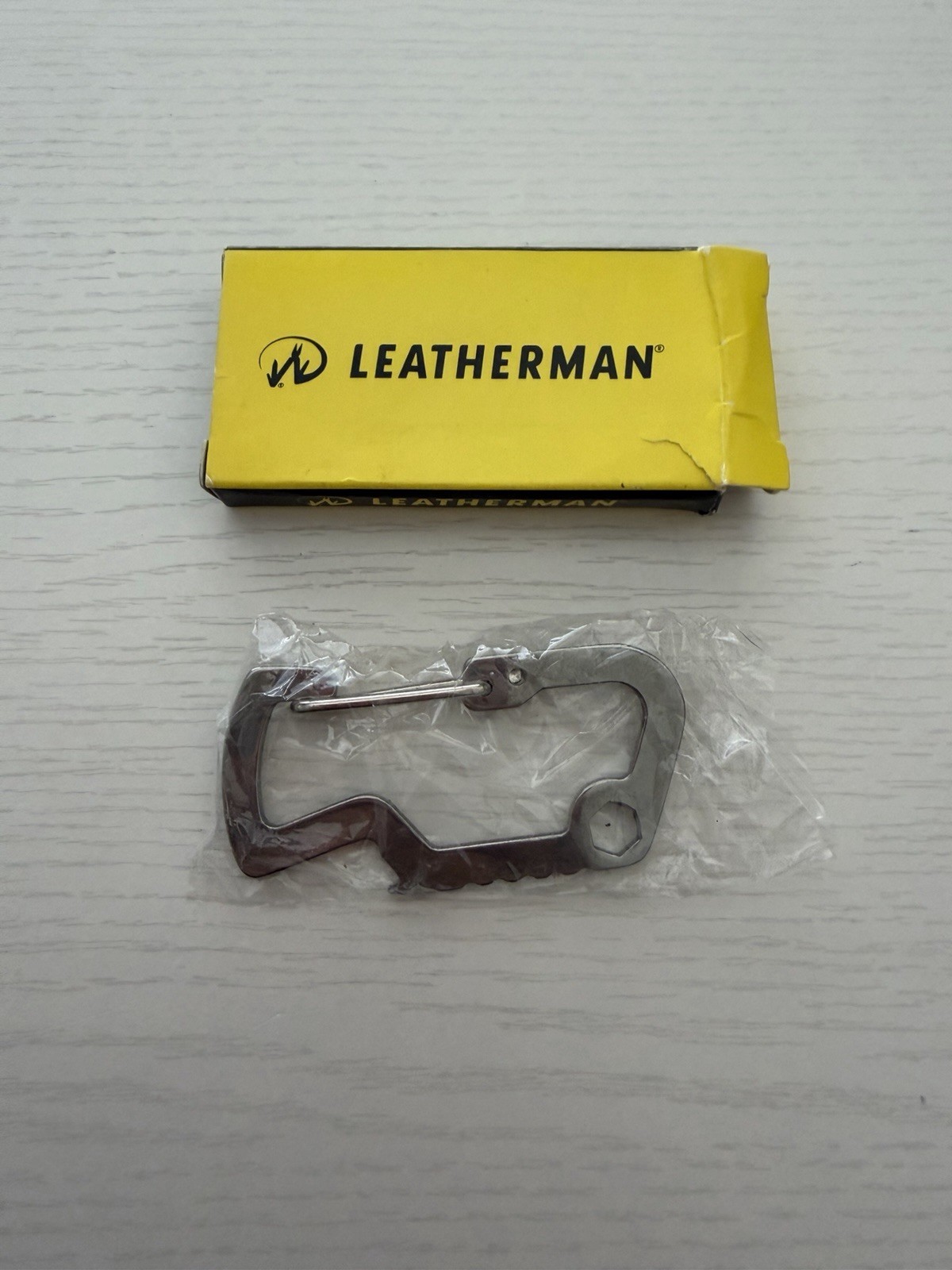 Leatherman Carabiner Accessory Clip with Bottle Opener & Hex Wrench