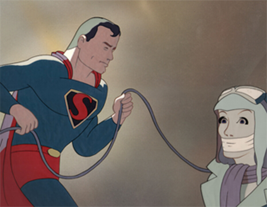 Superman Max Fleischer Cel Print Art Cartoon Animation 1-Of-A-Kind cell poster Superman Max Fleischer Cel Print Art Cartoon Animation 1-Of-A-Kind cell poster