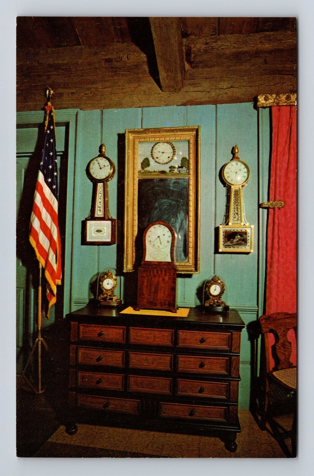 Bristol CT-Connecticut, American Clock & Watch Museum, Vintage Souvenir Postcard