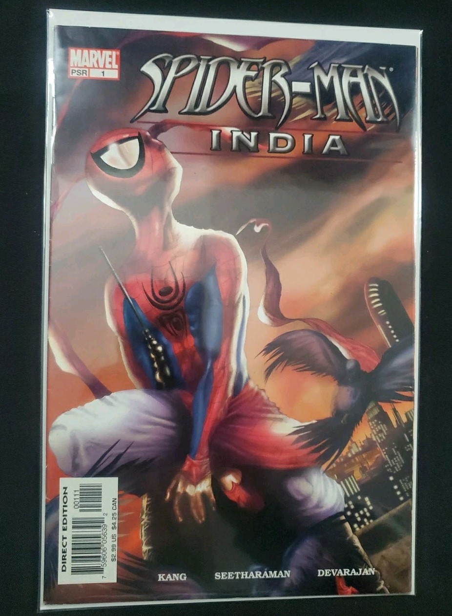 Spider-Man India 1 1st App of Pavitr Prabhakar 2005 VF-NM Marvel Comic Rare 2Q'