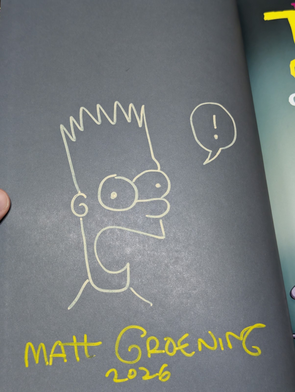 The Simpsons Treehouse Of Horror Complete Ltd  /500  MATT GROENING Bart  Sketch 