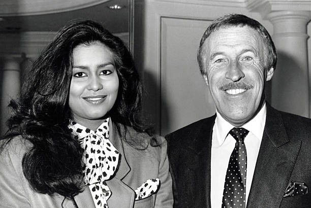 Television Presenter Entertainer Bruce Forsyth With His Wife Wilne- Old Photo