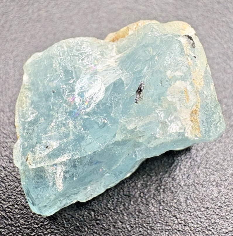 Natural Rough Aquamarine Beryl Crystal Pale Blue Specimen – Afghanistan Natural Rough Aquamarine Beryl Crystal Pale Blue Specimen – Afghanistan