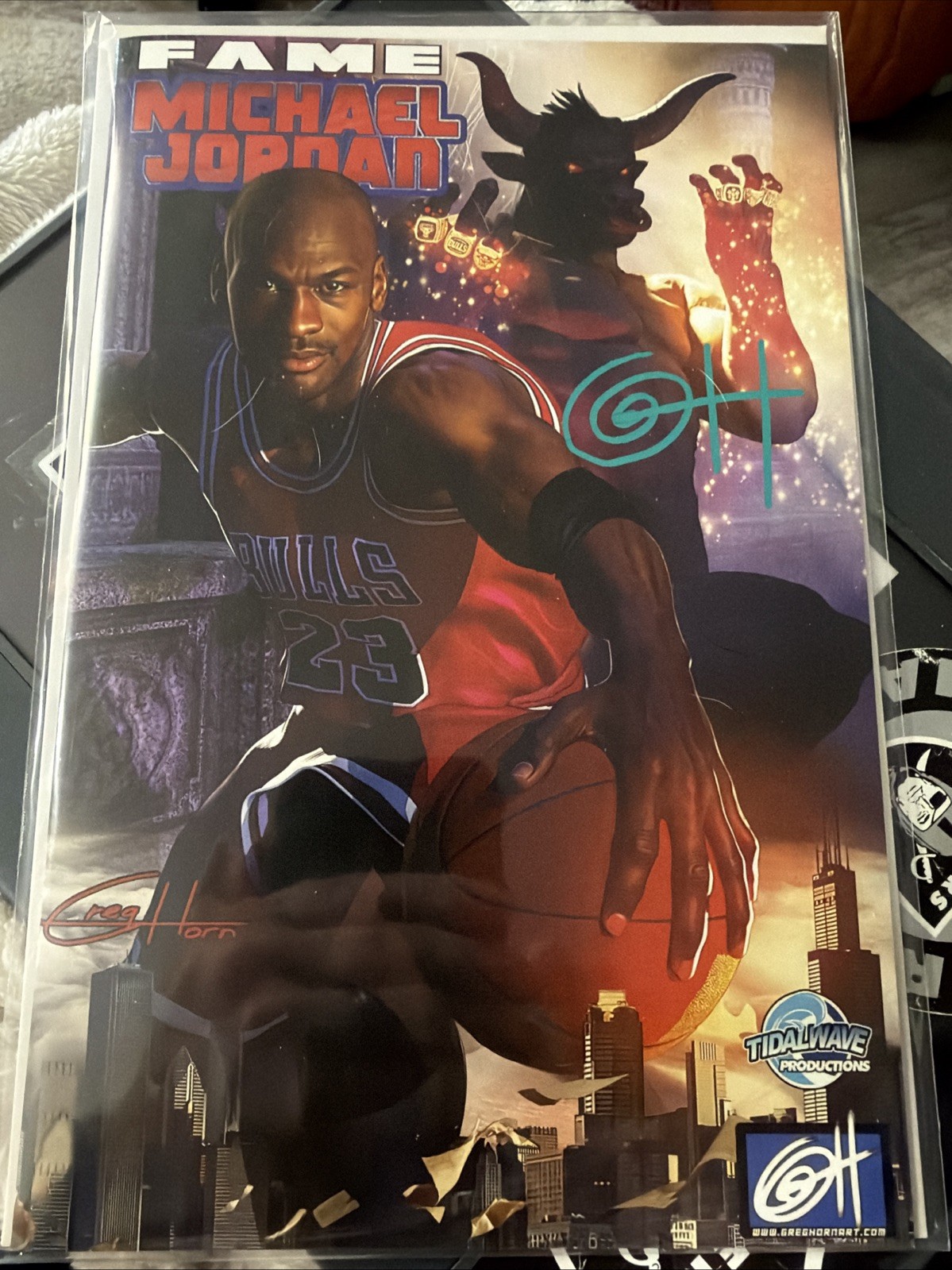 Fame: Michael Jordan #1 Greg Horn Trade Dress C2E2 2024 Ltd 200 NM+