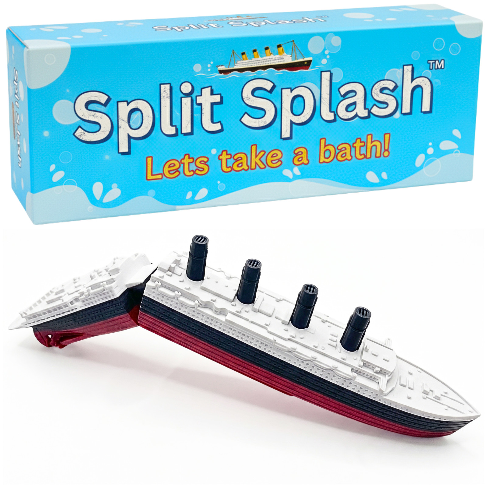 SplitSplash™ Lusitania Realistic Split in Half Boat and Pool Boat SplitSplash™ Lusitania Realistic Split in Half Boat and Pool Boat