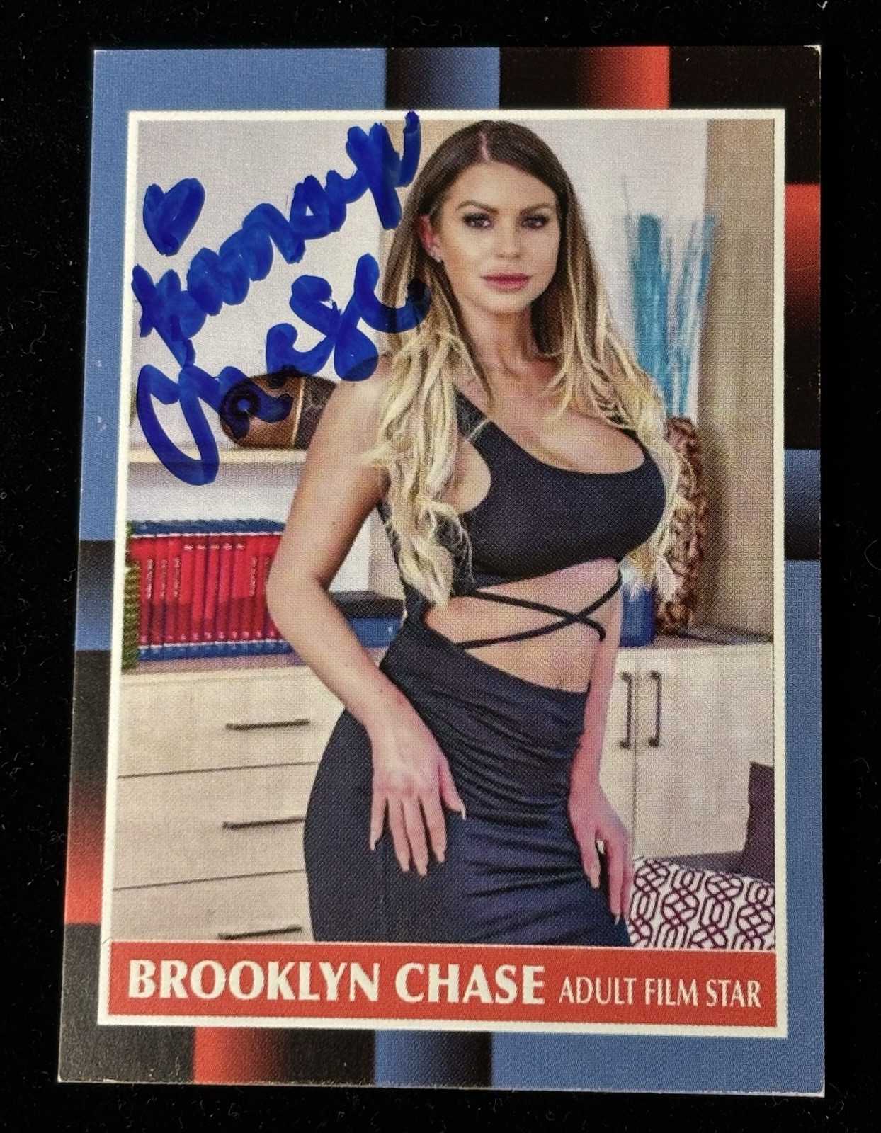 Brooklyn Chase Signed Custom Trading Card BAS Beckett Witness COA Autograph