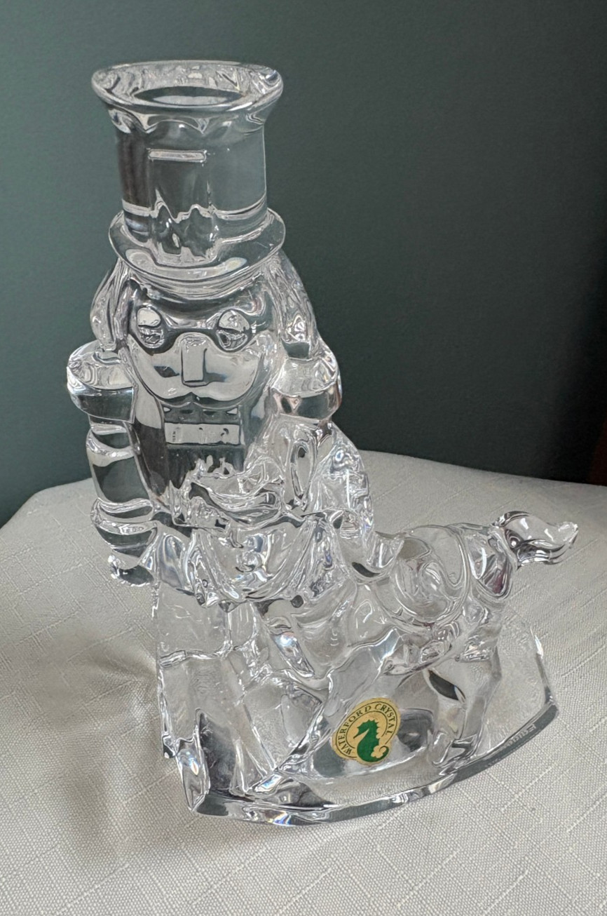 Waterford Crystal Figurine Nutcracker Rocking Horse 2008 Limted Edition - 6 In Waterford Crystal Figurine Nutcracker Rocking Horse 2008 Limted Edition - 6 In