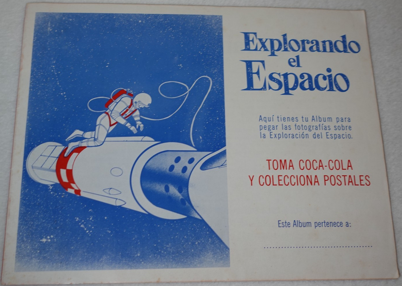 Coca-Cola 1960s NASA Space Trading Cards Espanol Rare Unused Collectors Album