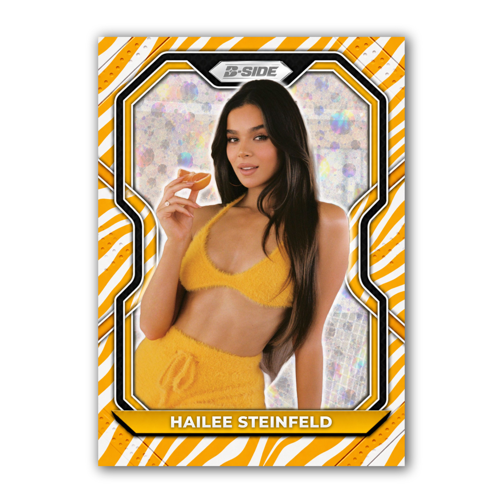 Custom Hailee Steinfeld Novelty Trading Card Holographic