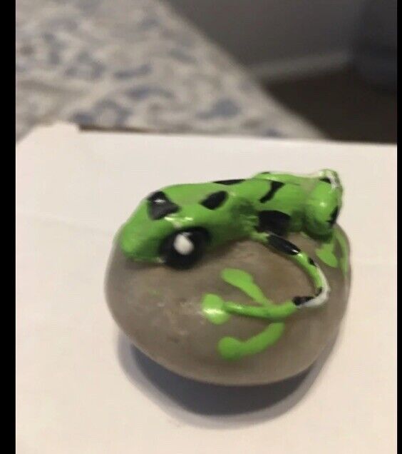 Poison Dart Frog Ceramic Figurine Costa Rica