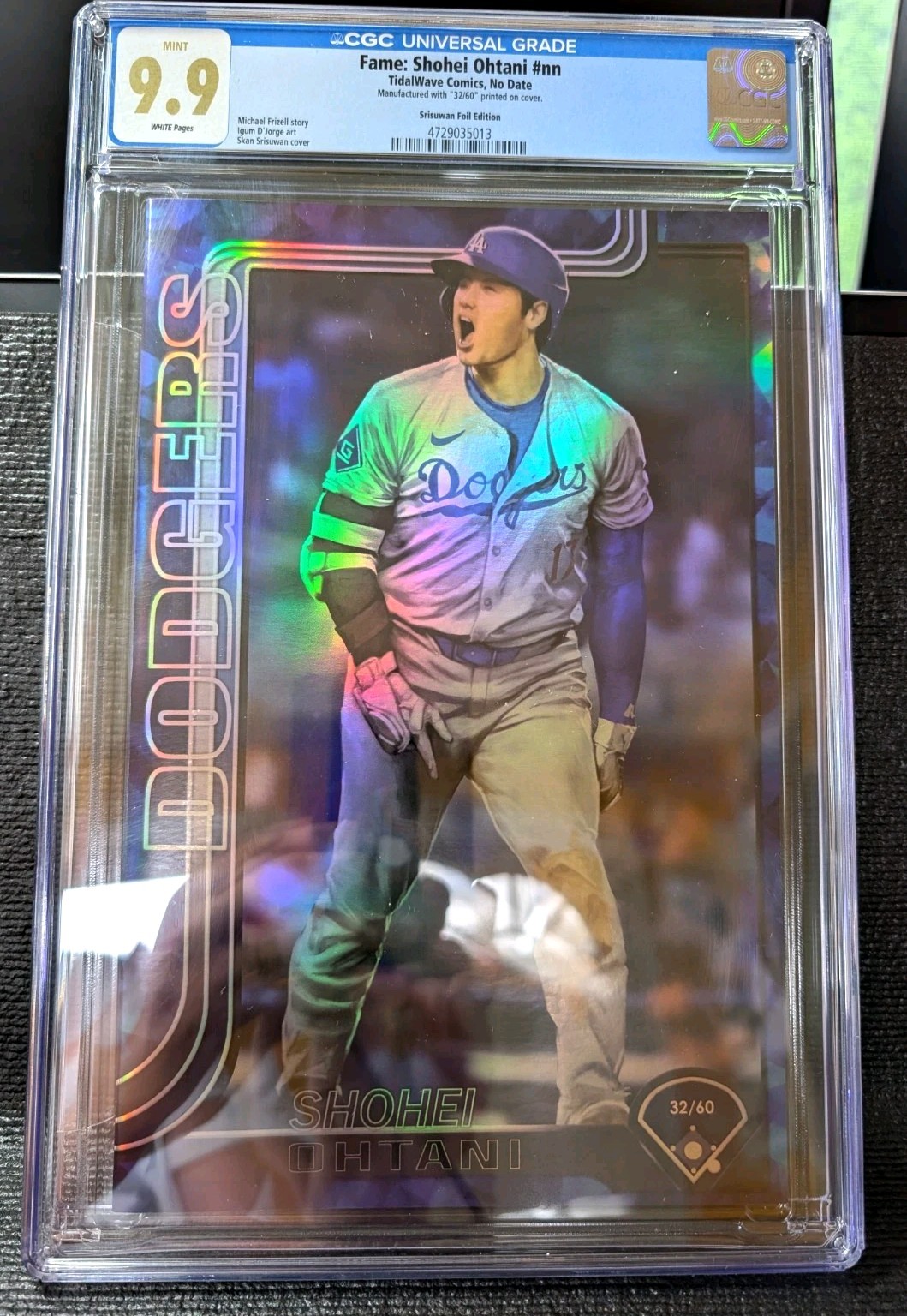 FAME: SHOHEI OHTANI #1 CGC 9.9 MEGACON 2026 FOIL VARIANT  #32/60 LA Dodgers