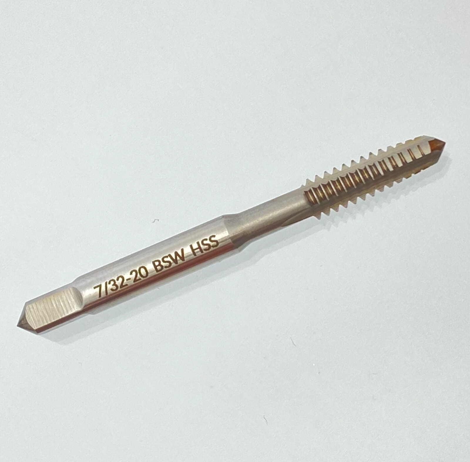 7/32-20 BSW M2 HSS Right Hand Thread Taper Tap, Stanley Plane Restoration Tools 7/32-20 BSW M2 HSS Right Hand Thread Taper Tap, Stanley Plane Restoration Tools
