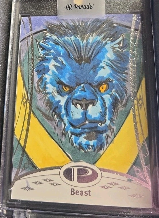 2014 UPPER DECK MARVEL PREMIER BEAST 1/1 EUGENE COMMODORE ORIGINAL SKETCH CARD