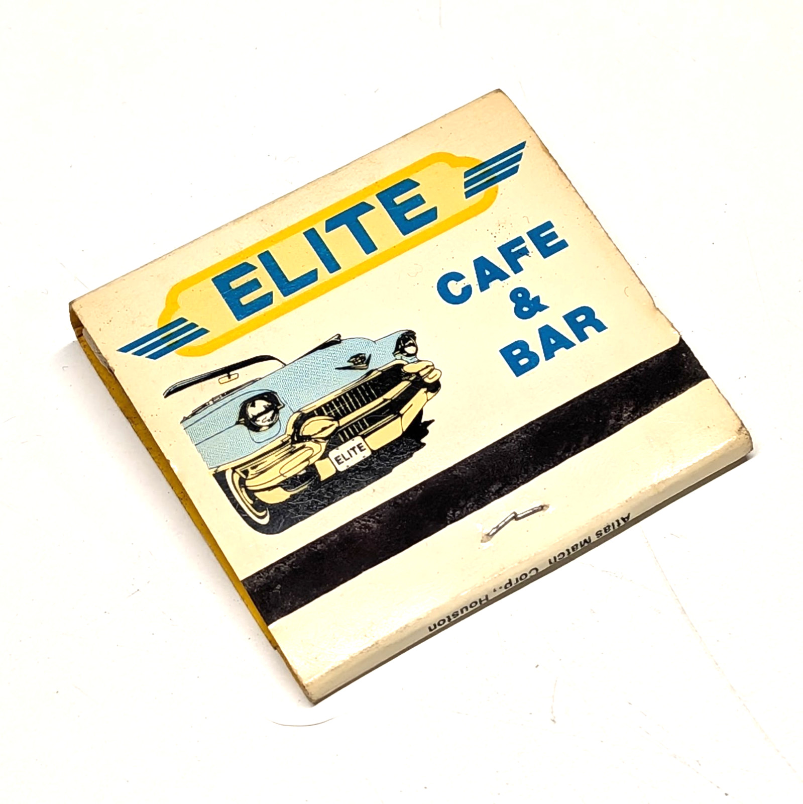 Waco Elite Cafe & Bar Matchbook I SURVIVED THE CIRCLE Vintage Matches