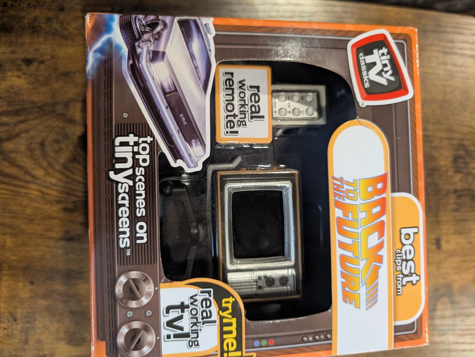 RARE Tiny TV Classics Best Clip Scenes from Back to the Future Movie NEW OpenBox