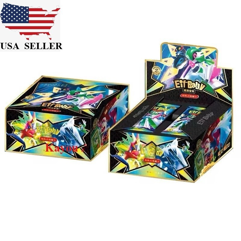 Pokémon Chinese Pocket Baby Eif 2.0 Elf Booster 1 Box 30 packs New US Pokémon Chinese Pocket Baby Eif 2.0 Elf Booster 1 Box 30 packs New US