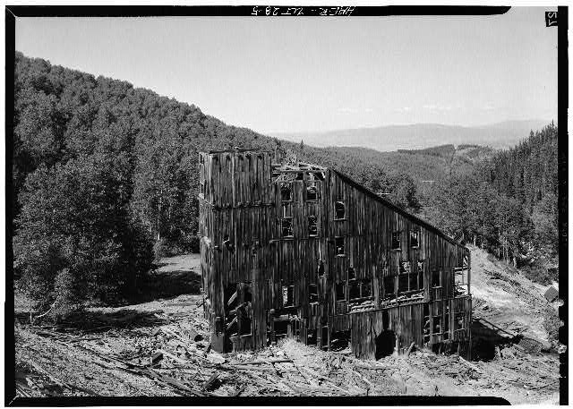 Photo:Park City Utah Keystone Mill General View 1900s Mining Ruins