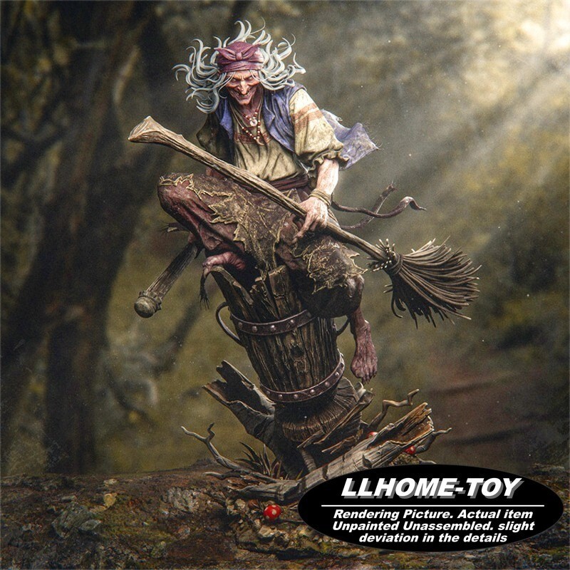 1/6 37cm Baba Yaga 3D Print Garage Kit Figure Model Unpainted Unassembled GK