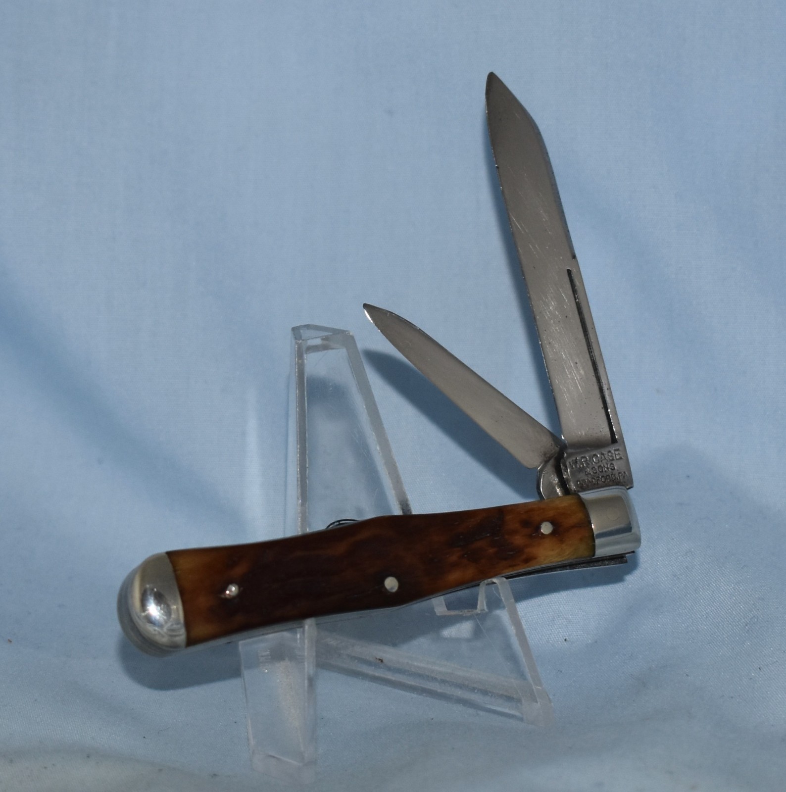 RARE VINTAGE W R CASE & SONS 2ND CUT BONE COKE KNIFE 6225 1905-14 SUPER NICE