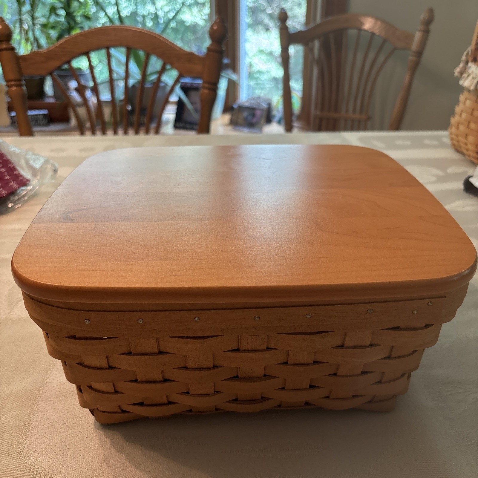 Longaberger Small Storage Solutions Basket, Protector & Lid