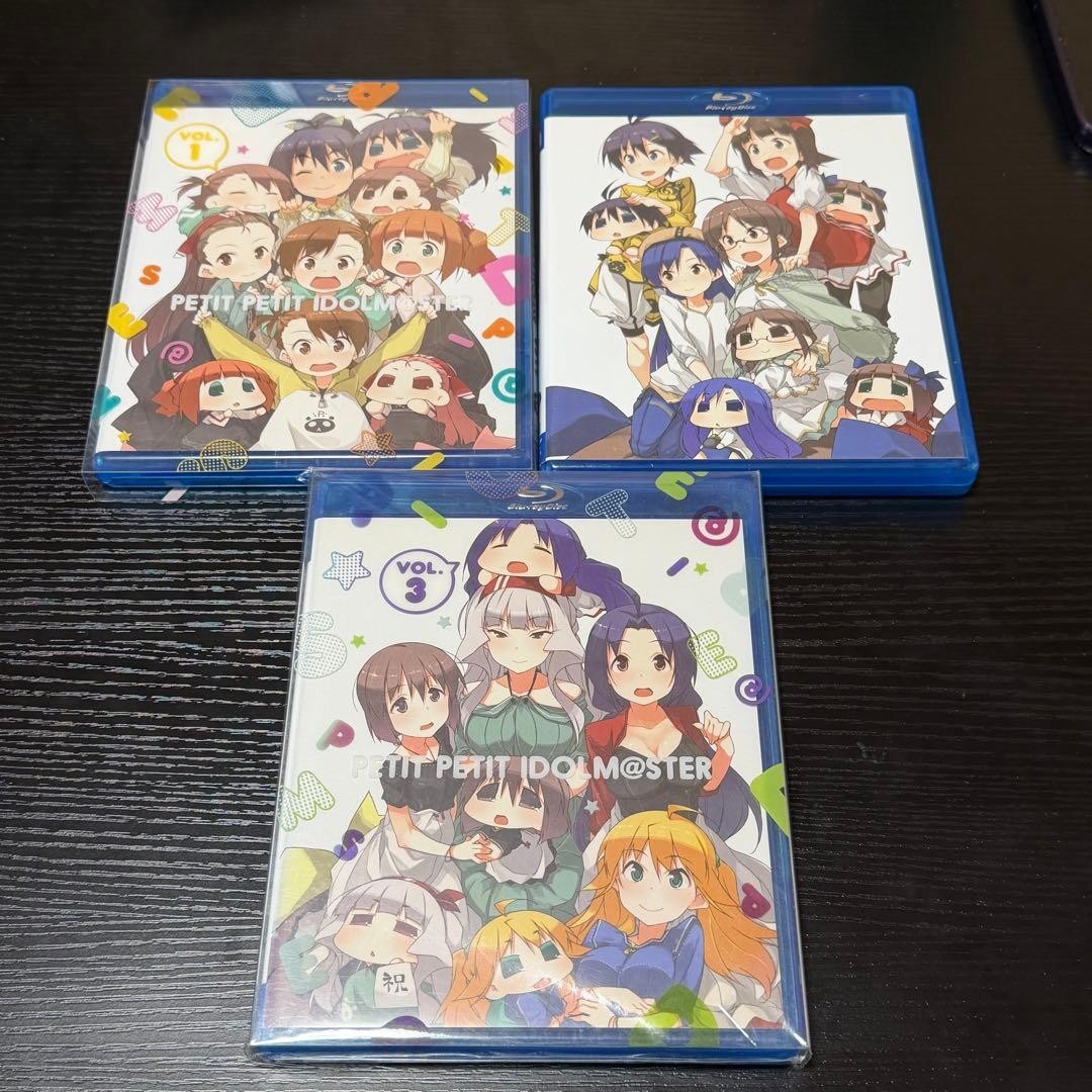 Puchimas: Petit Idolmaster Season 1 Blu-ray Vol 1-3 with BOX Japanese Anime