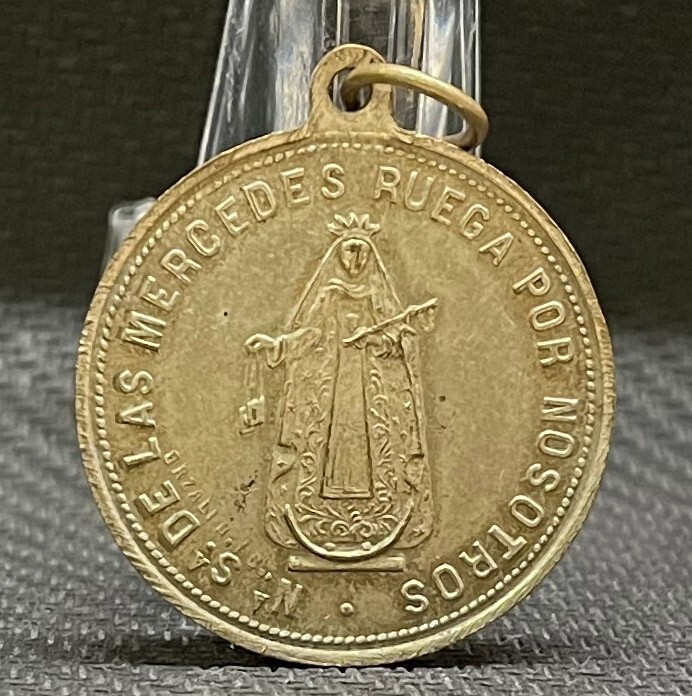 ARGENTINA CIRCA 1900 ANTIQUE SOUVENIR OF LADY OF MERCY PARISH \
