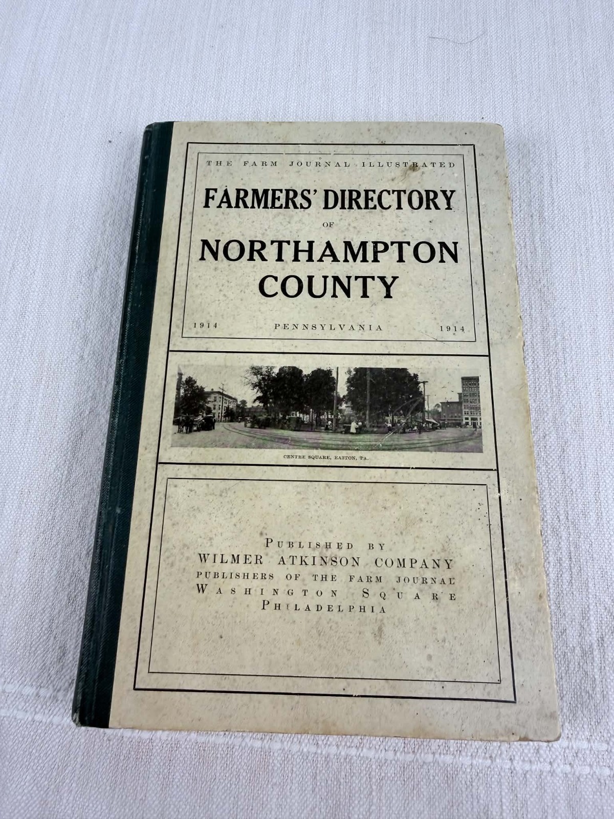 1914 Northampton County PA Farmers Directory Farm Journal Map Easton Bethlehem
