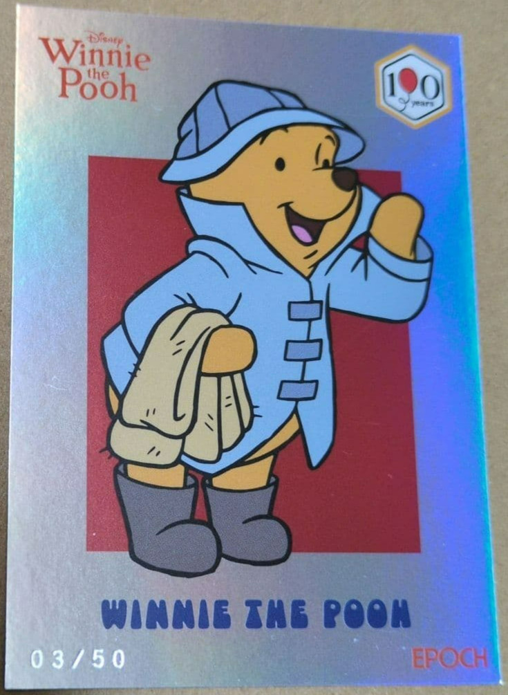 2026 EPOCH Disney Winnie the Pooh 100th Anniversary Card Serial /50 #07  Japan