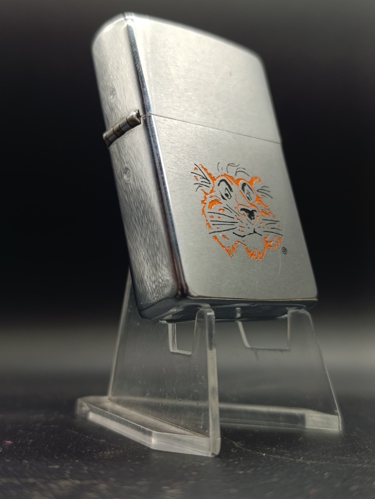 Vintage 1960s Zippo Lighter Esso Humble Oil “Put A Tiger In Your Tank” 