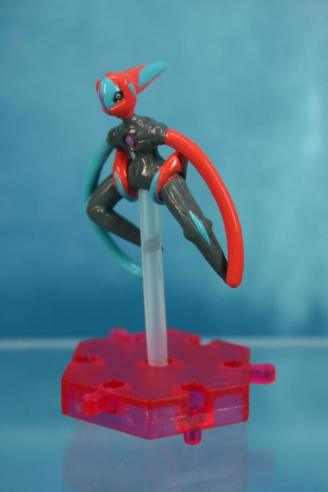 Bandai Pokemon DP Gashapon Super Encyclopedia Mini Figure P1 Deoxys Speed Forme