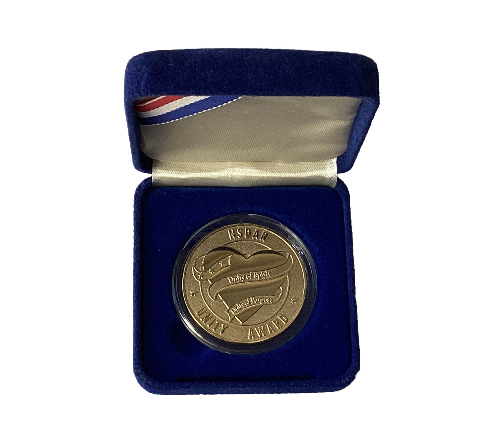 VTG NSDAR Daughters of The American Revolution War Award Medallion, 1998-2001