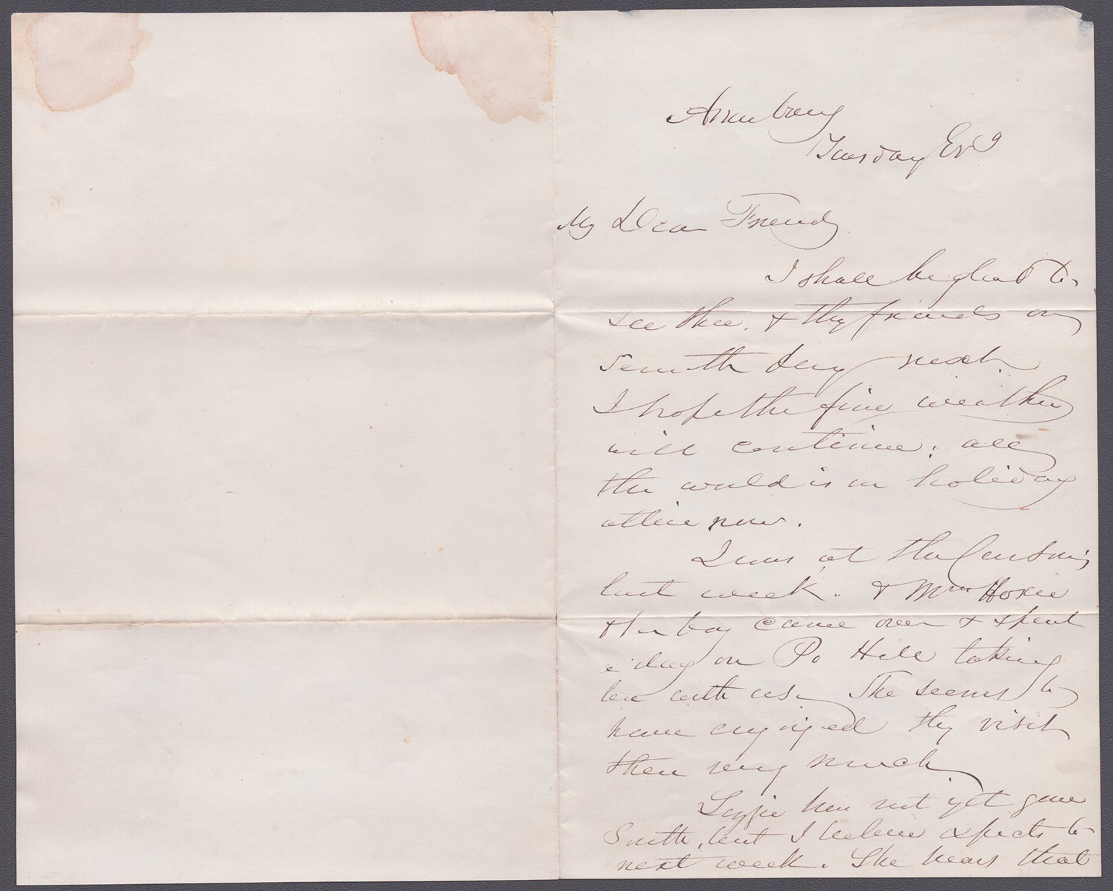 JOHN GREENLEAF WHITTIER - AUTOGRAPH LETTER SIGNED