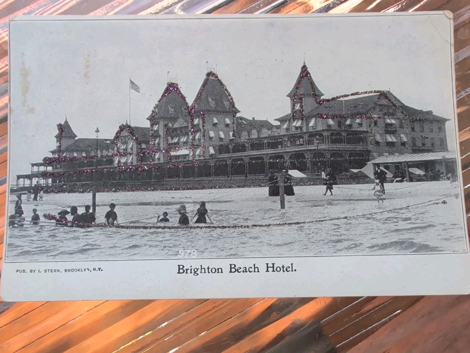 Vintage Postcard Brighton Beach Hotel Posted 1905