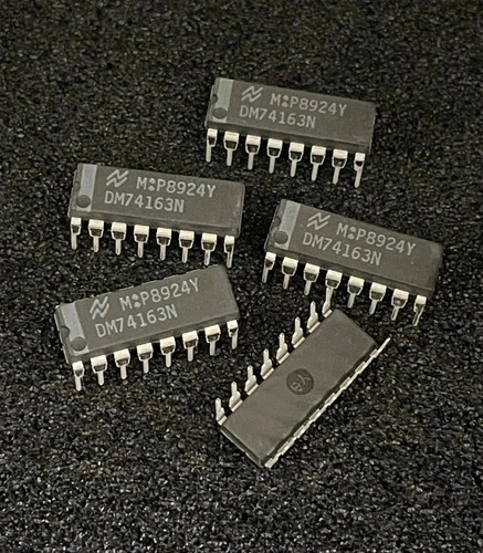 5pc National Semi DM74163N Integrated Circuit 74163N **NOS