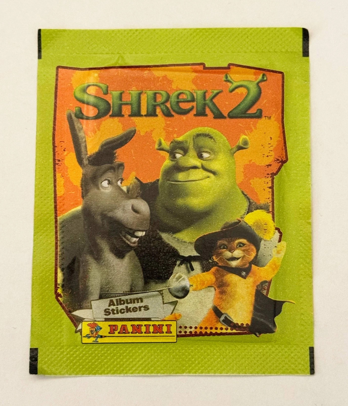 Shrek 2 Album Stickers Pack -1 Sealed pack DreamWorks Shrek 2 Album Stickers Pack -1 Sealed pack DreamWorks