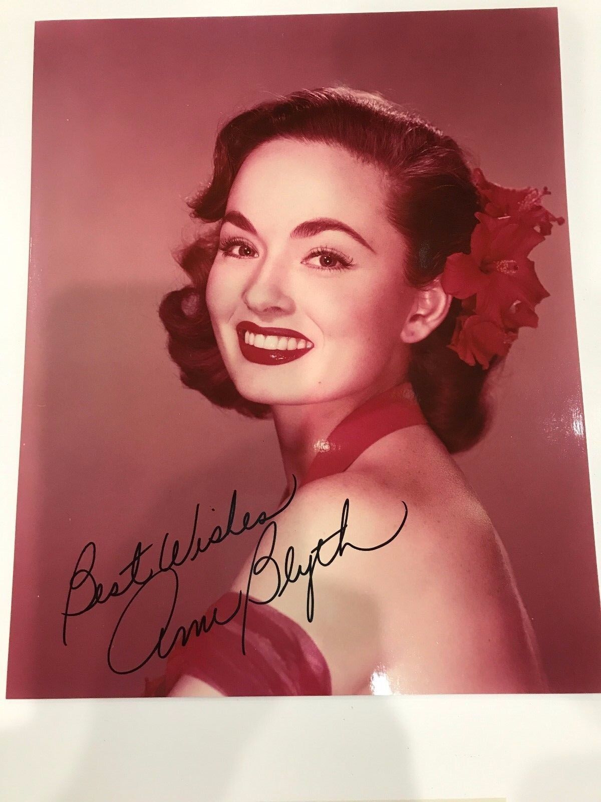 ANN BLYTH Hand Signed 8x10 Autographed Photo With COA 