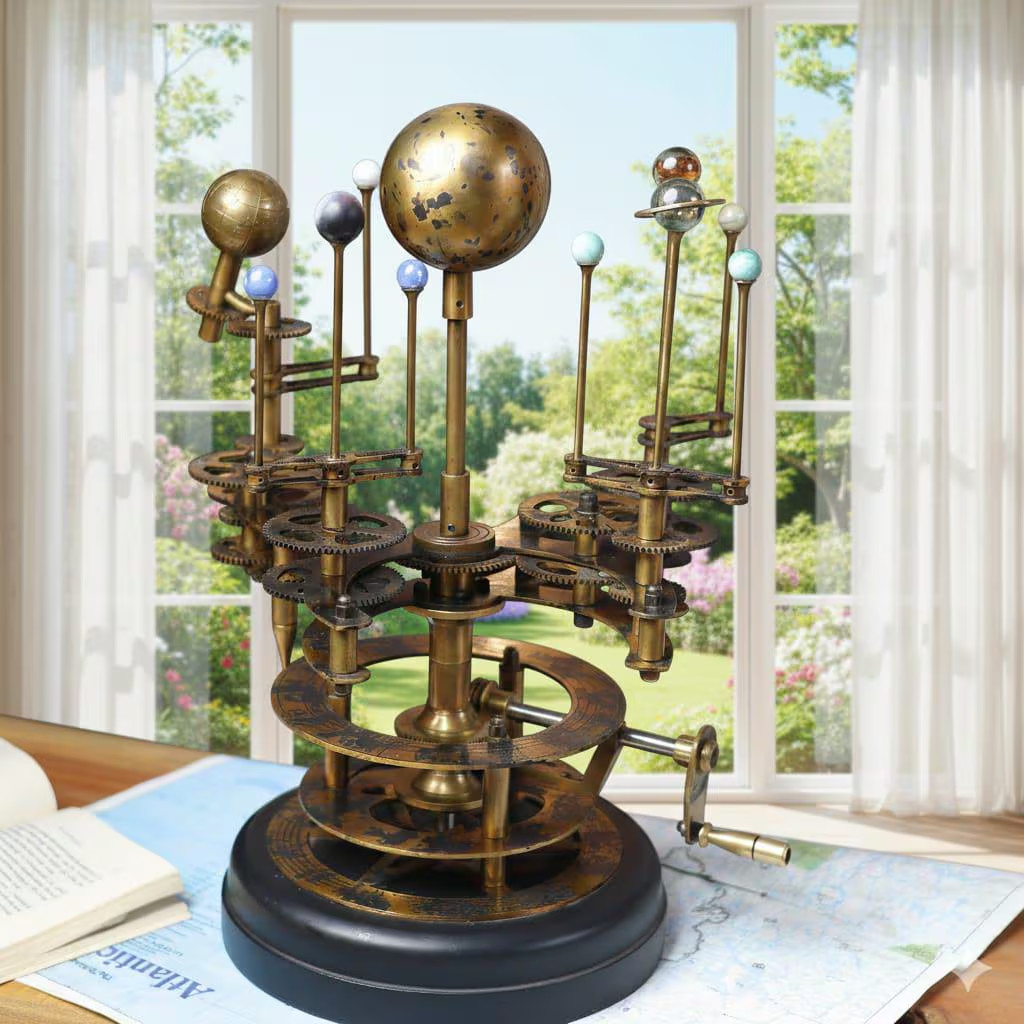 Vintage Brass Orrery Model 18