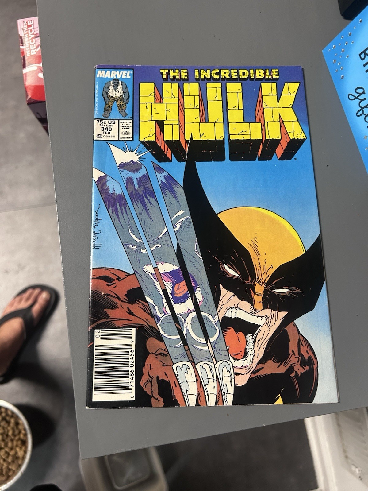 The Incredible Hulk #340 Newsstand Variant (Marvel Comics February 1988)