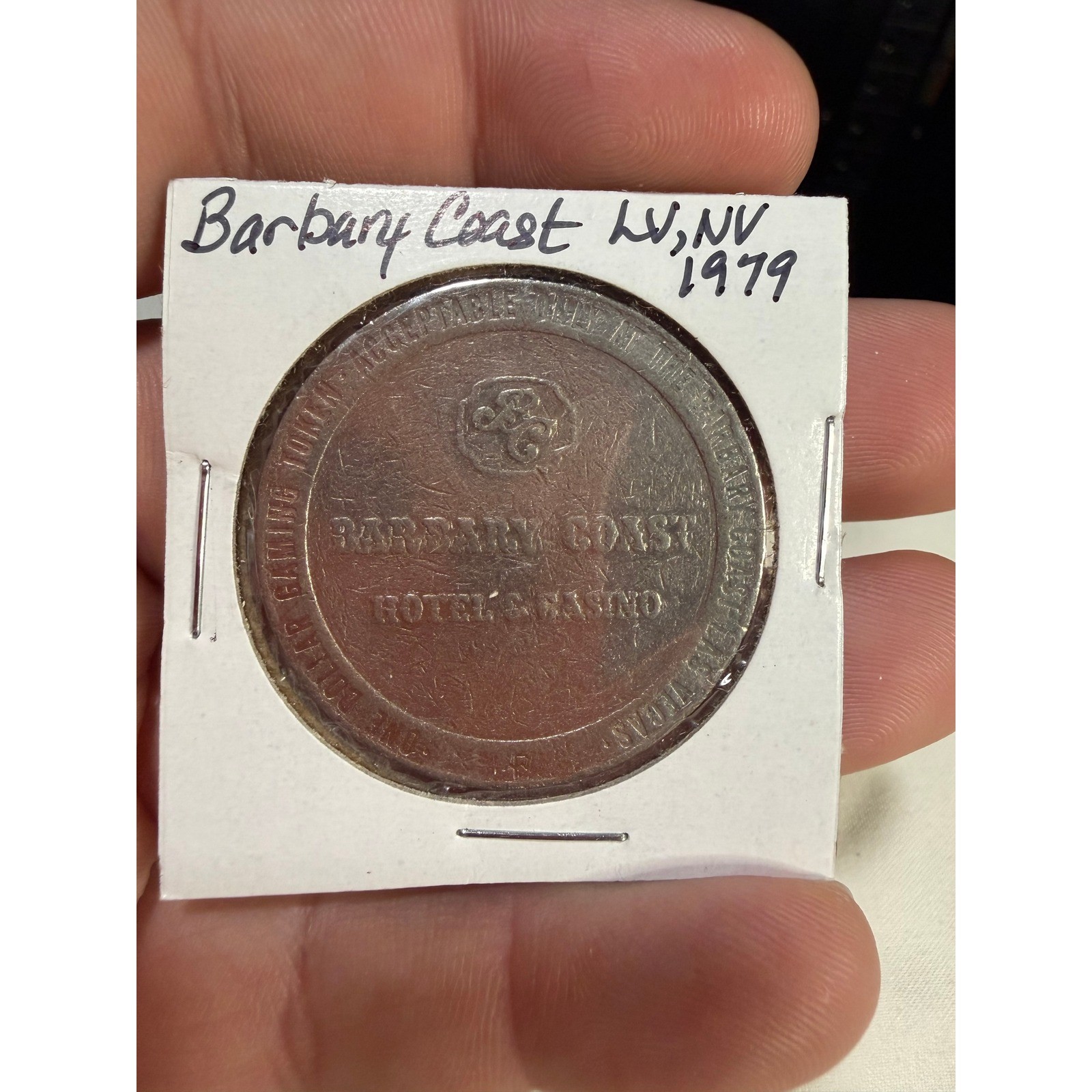 Barbary Coast Hotel Casino Las Vegas 1979 One Dollar Gaming Token Vintage Coin